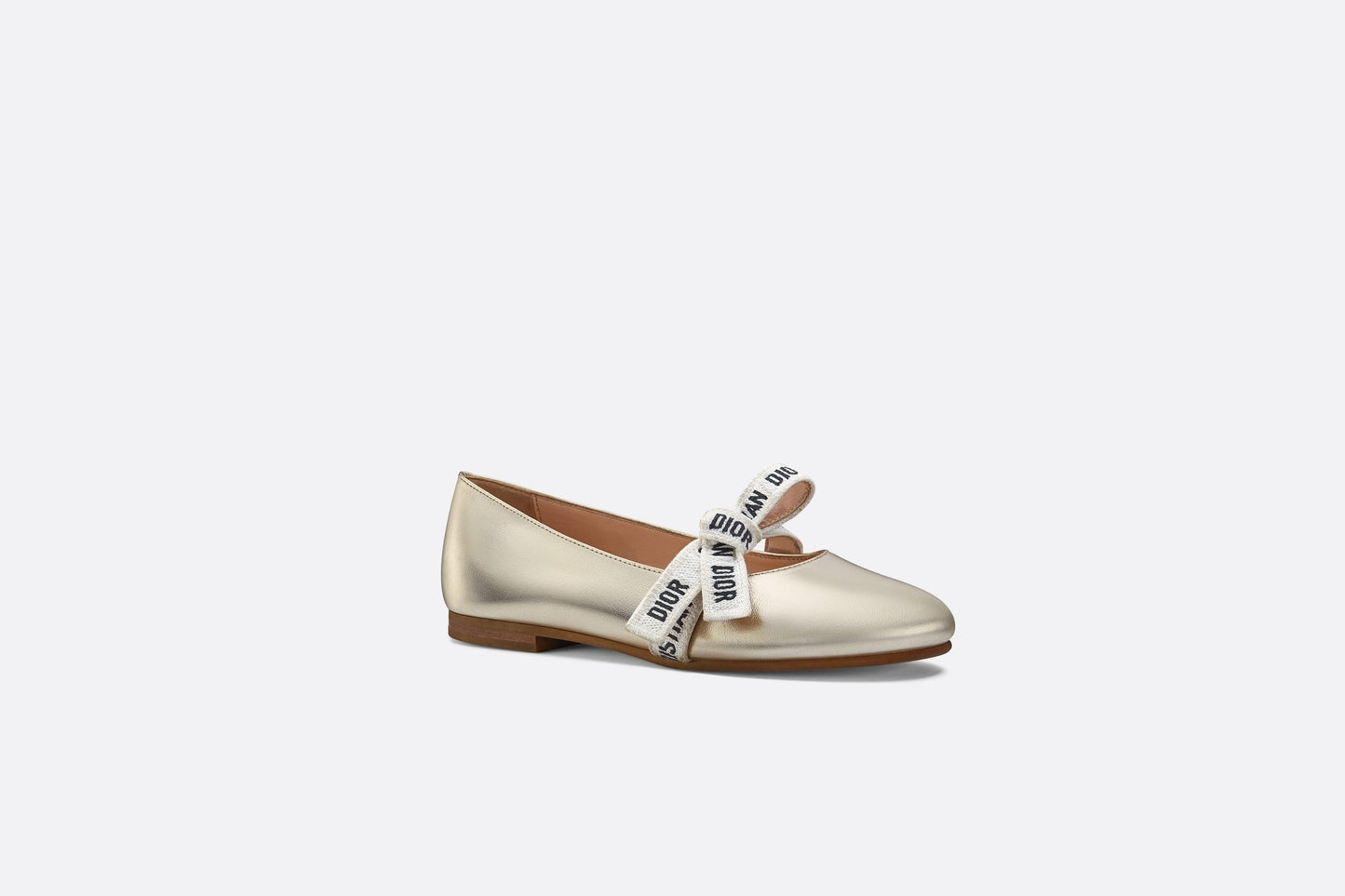 Ballerina Flat • Metallic Gold Lambskin