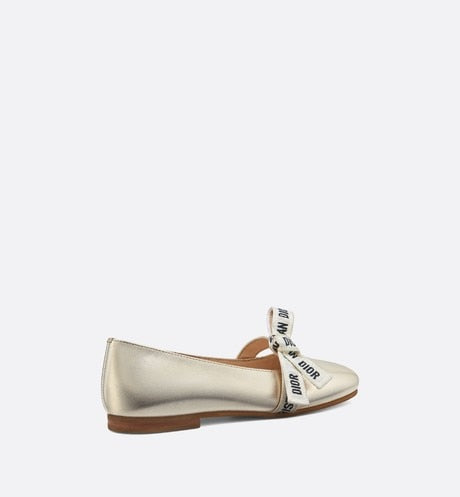 Ballerina Flat • Metallic Gold Lambskin