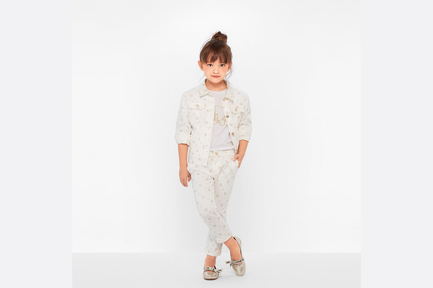 Ballerina Flat • Metallic Gold Lambskin