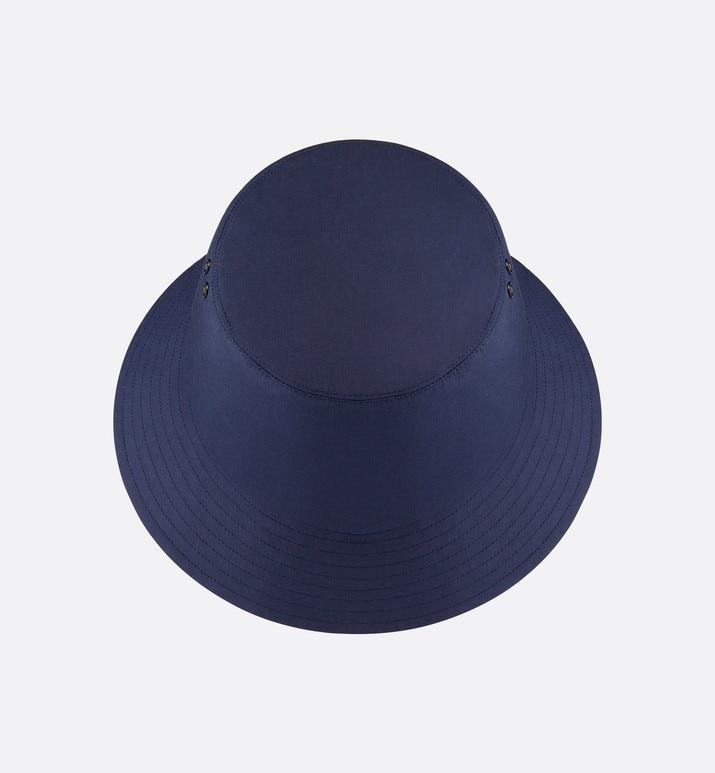Teddy D Dior Oblique Small Brim Bucket Hat • Blue Cotton