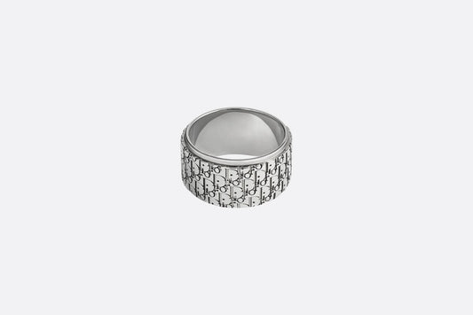 Dior Oblique Ring • Silver