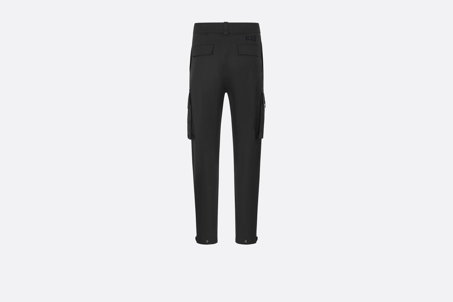 Cargo Pants • Black Stretch Cotton Gabardine