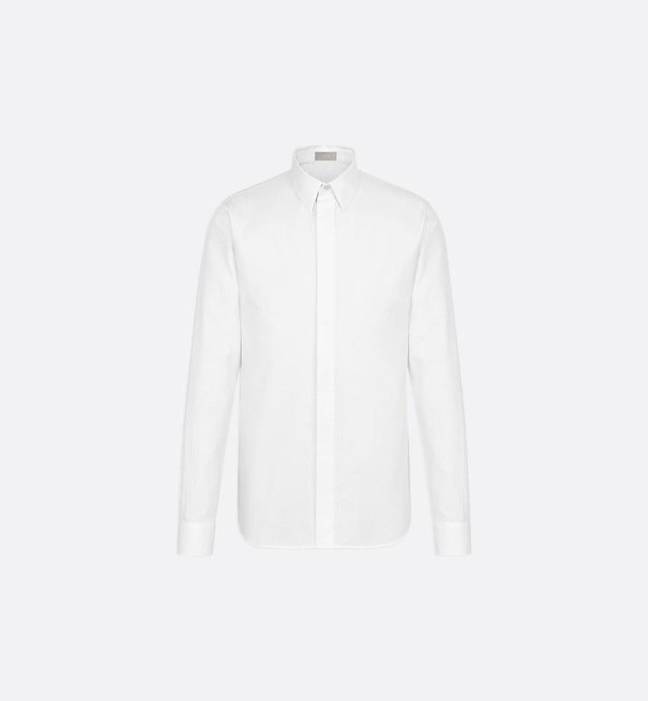Dior Oblique Shirt • White Cotton Jacquard