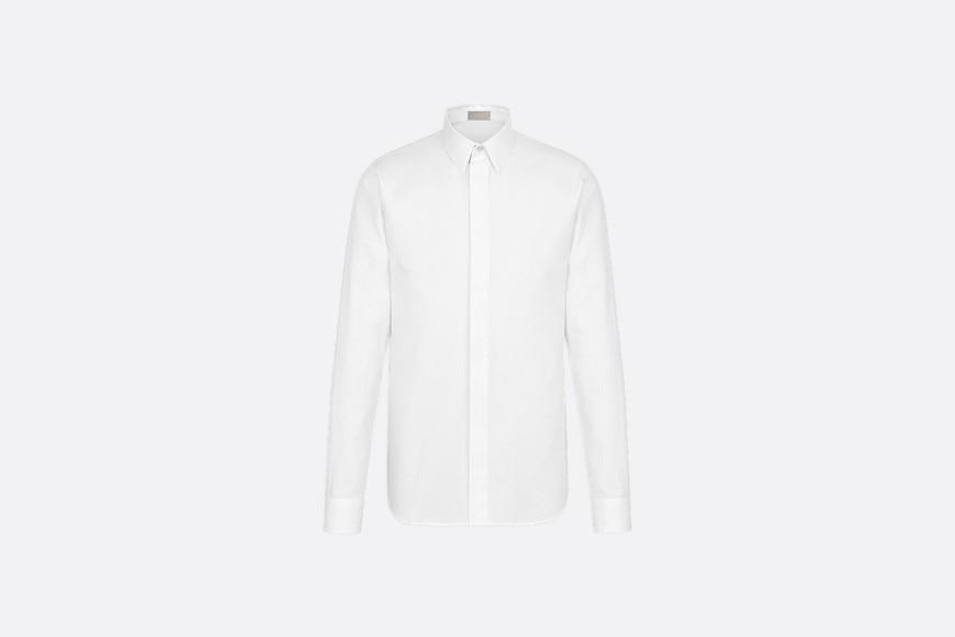 Dior Oblique Shirt • White Cotton Jacquard