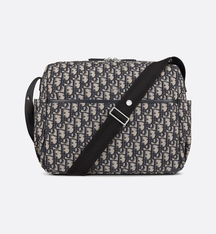 Changing Bag • Blue Dior Oblique Canvas