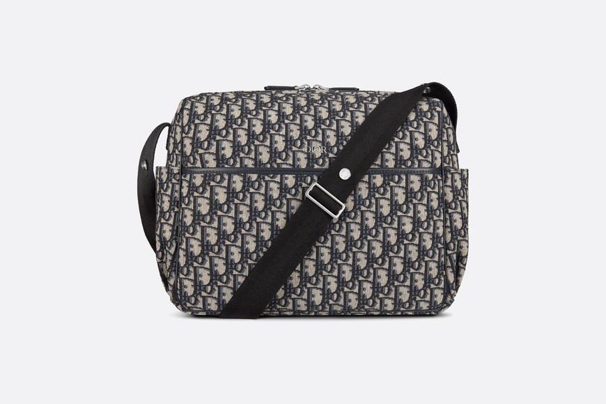 Changing Bag • Blue Dior Oblique Canvas