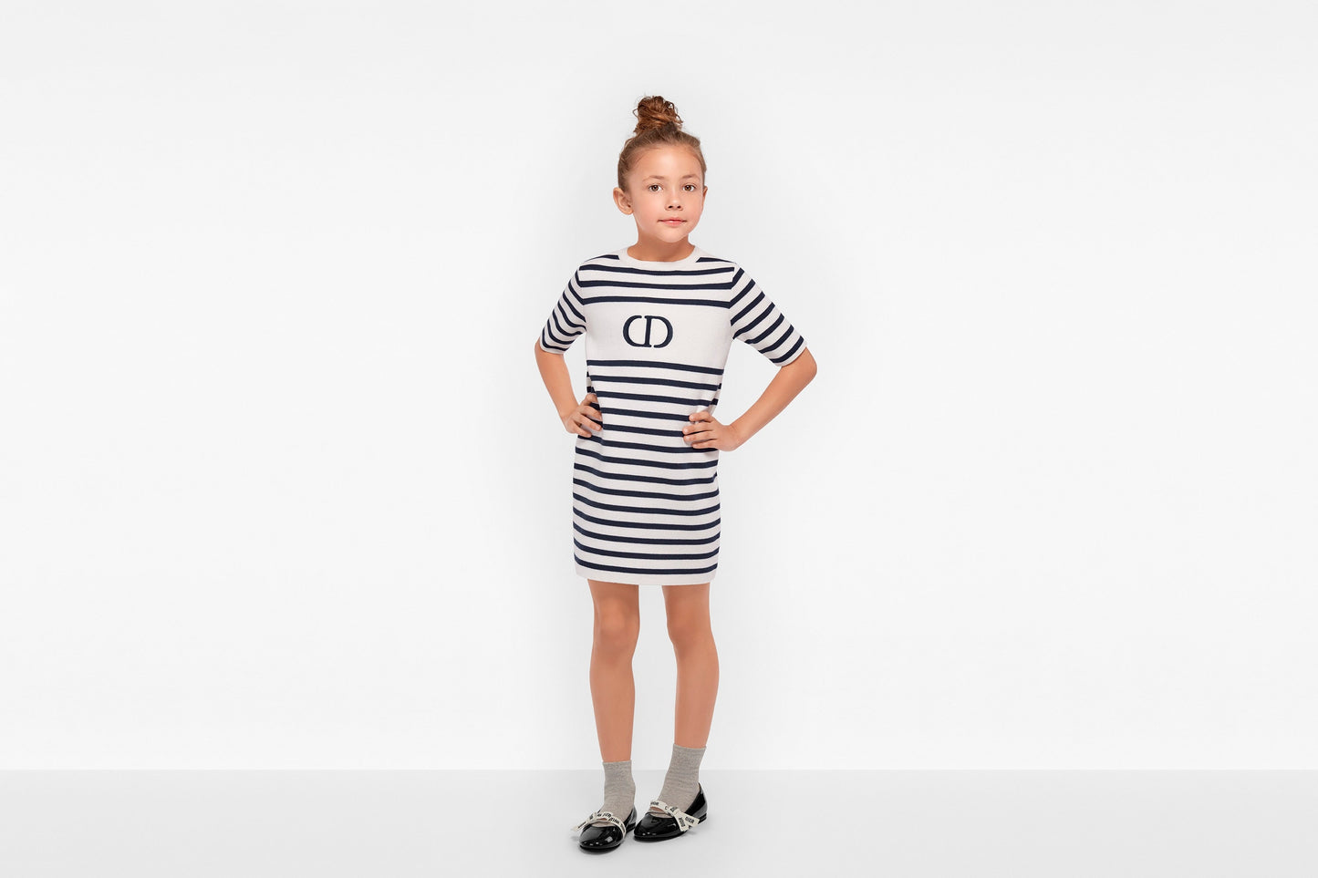 Ballerina Flat • Black Patent Calfskin