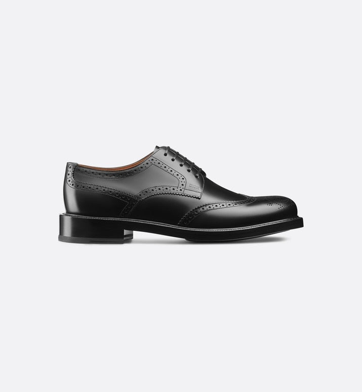 Dior Evidence Derby Brogue • Black Polished Calfskin