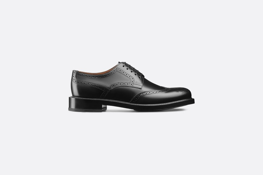 Dior Evidence Derby Brogue • Black Polished Calfskin