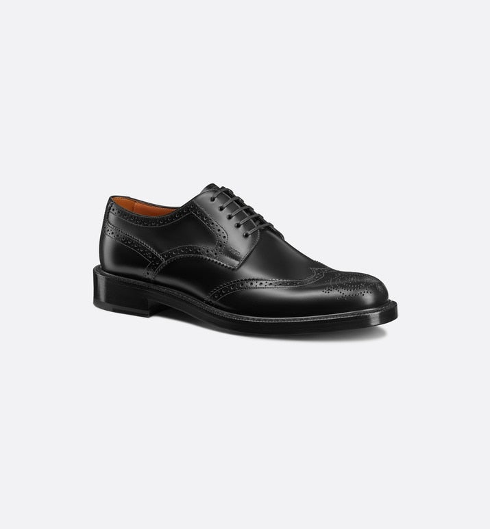 Dior Evidence Derby Brogue • Black Polished Calfskin