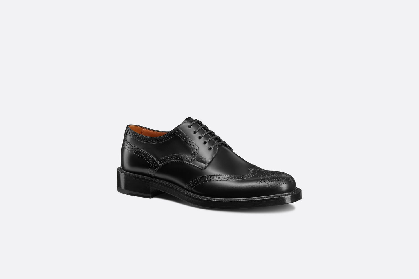 Dior Evidence Derby Brogue • Black Polished Calfskin