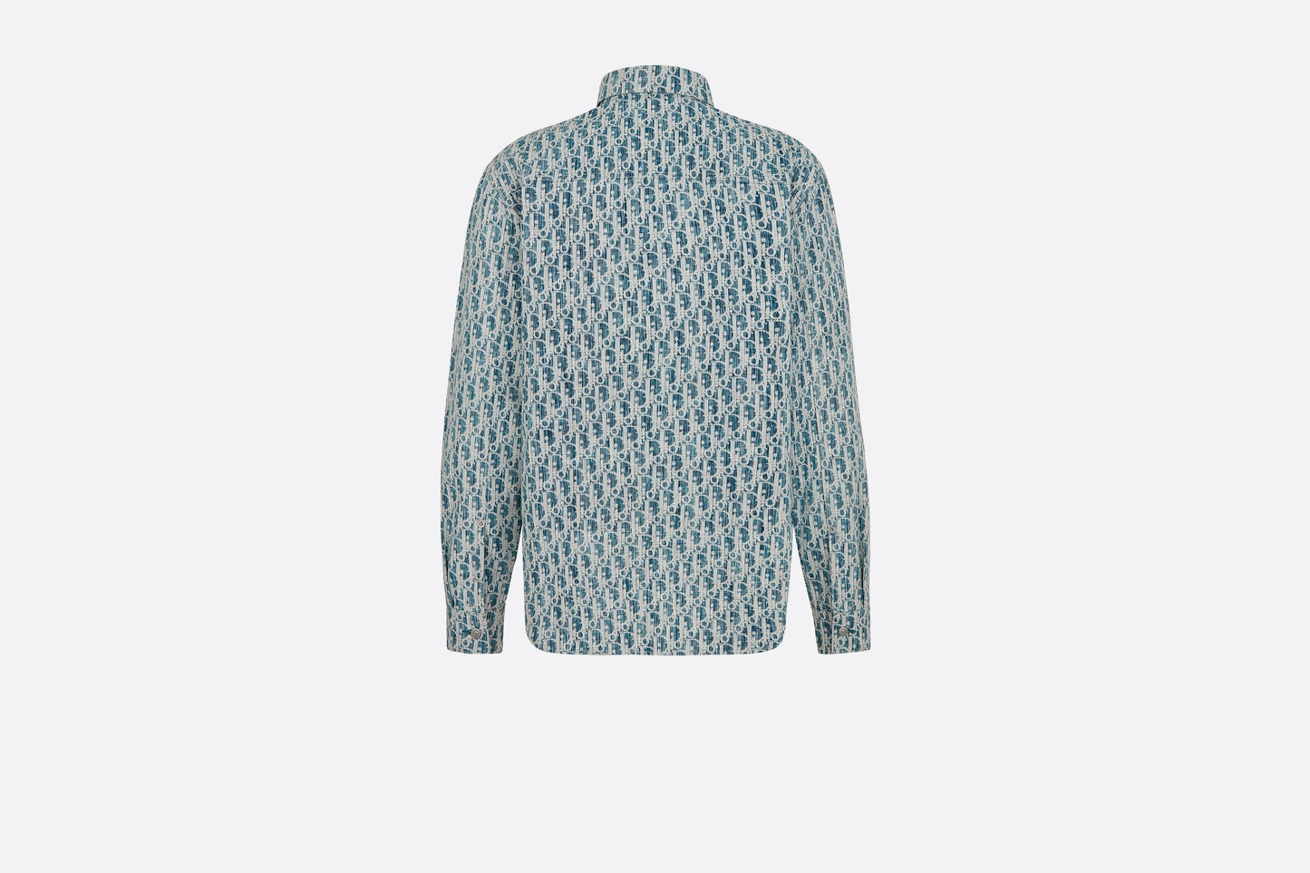 Overshirt • Blue and White Dior Oblique Kasuri Cotton Denim