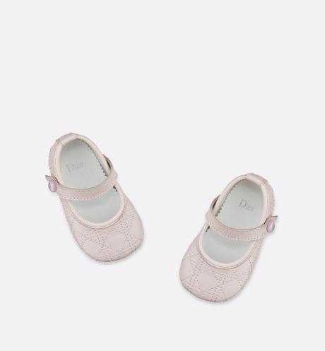 Slipper • Pale Pink Cannage Lambskin