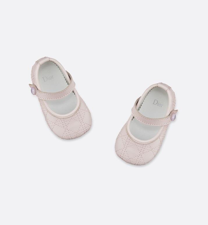 Slipper • Pale Pink Cannage Lambskin