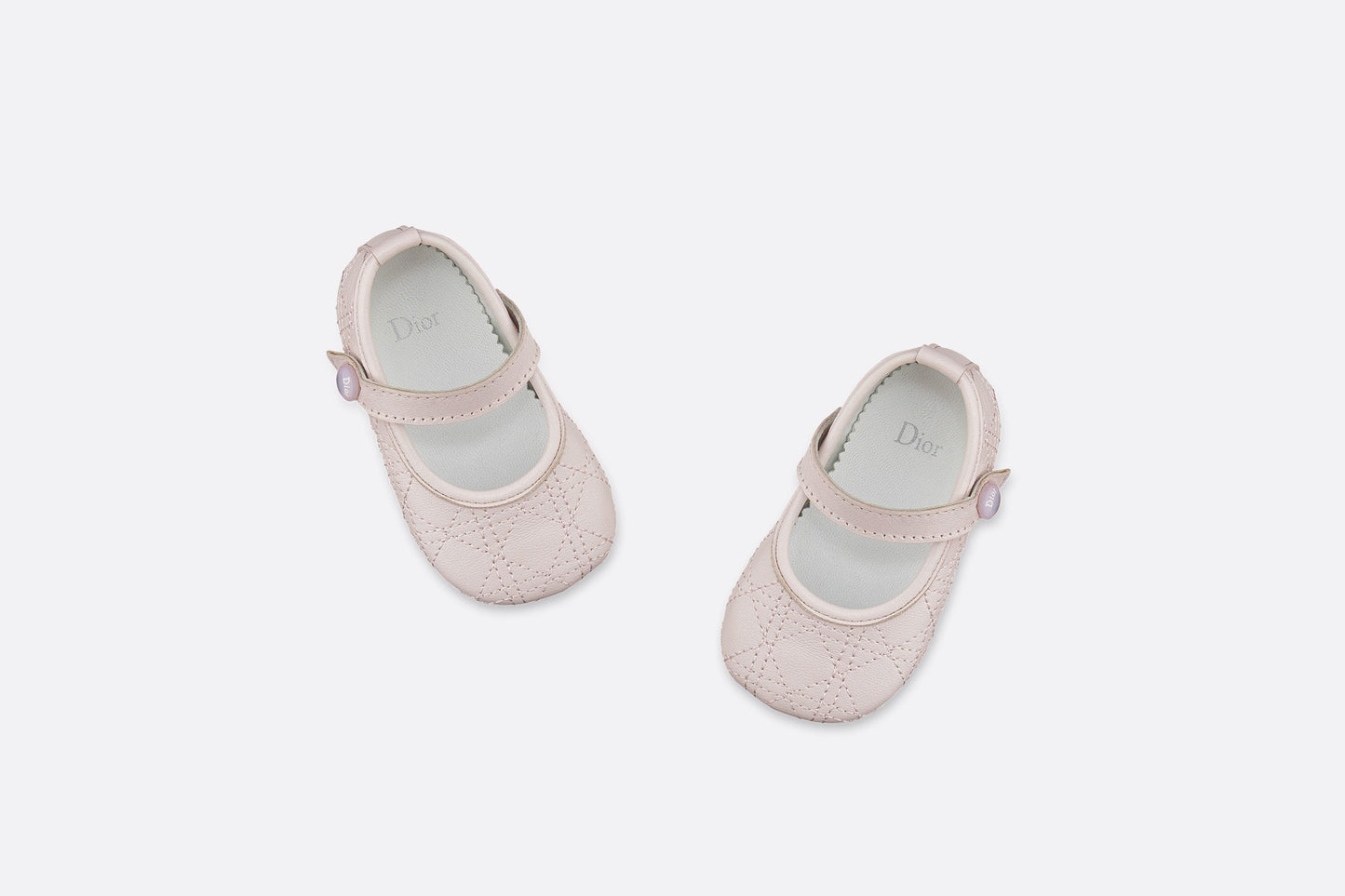 Slipper • Pale Pink Cannage Lambskin