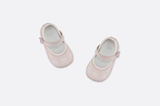 Slipper • Pale Pink Cannage Lambskin