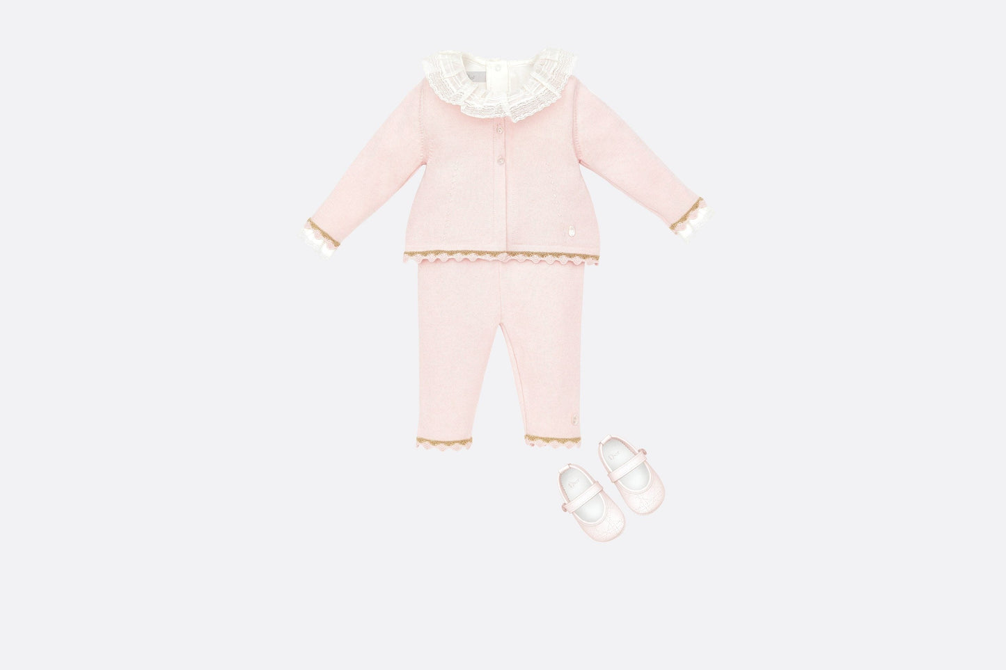 Slipper • Pale Pink Cannage Lambskin