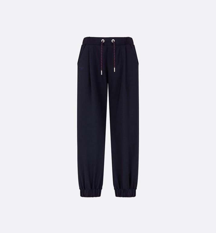 Jogging Pants • Navy Blue Wool Cloth