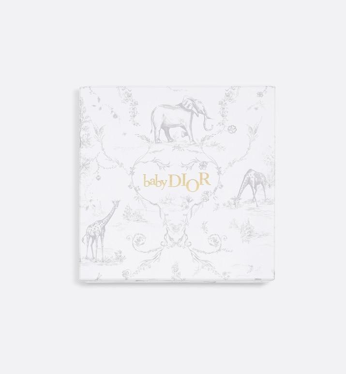 Newborn Gift Set • Gray Cotton Satin with Toile de Jouy Print