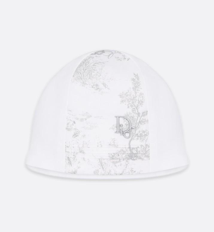 Newborn Gift Set • Gray Cotton Satin with Toile de Jouy Print