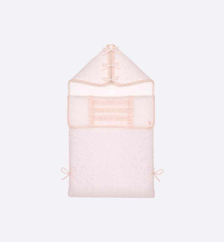 Bunting Bag • Pink Interlock and Cotton Voile