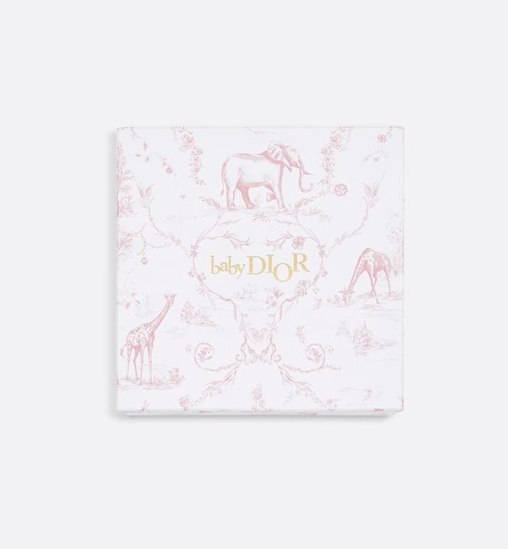 Newborn Gift Set • Powder Pink Cotton Satin with Toile de Jouy Print