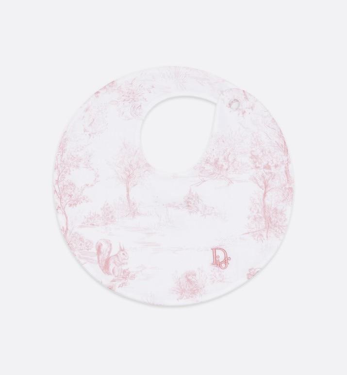 Newborn Gift Set • Powder Pink Cotton Satin with Toile de Jouy Print