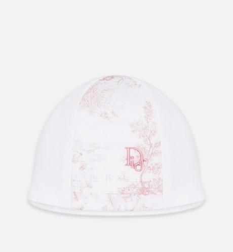 Newborn Gift Set • Powder Pink Cotton Satin with Toile de Jouy Print