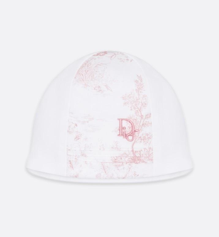 Newborn Gift Set • Powder Pink Cotton Satin with Toile de Jouy Print