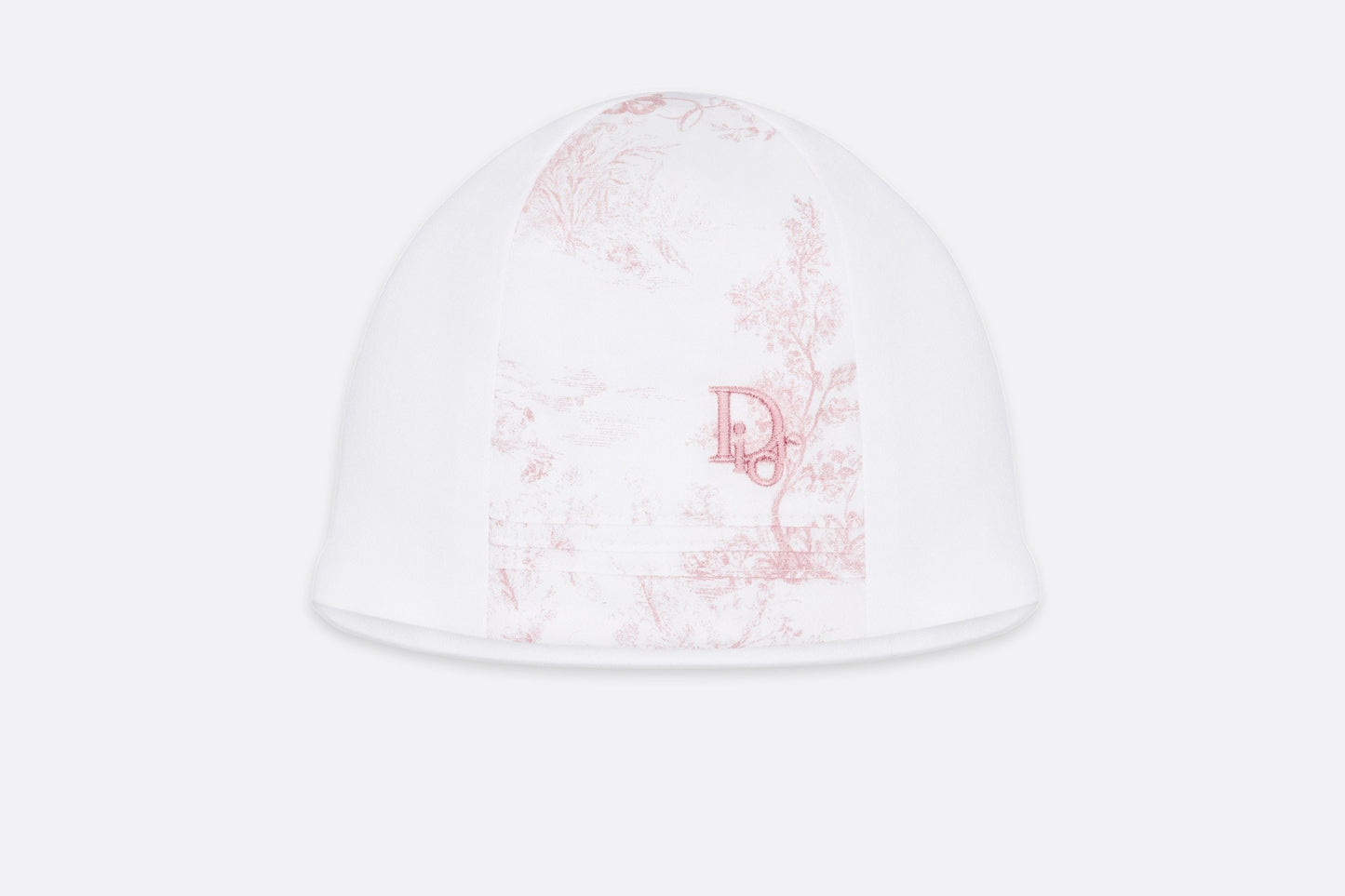 Newborn Gift Set • Powder Pink Cotton Satin with Toile de Jouy Print