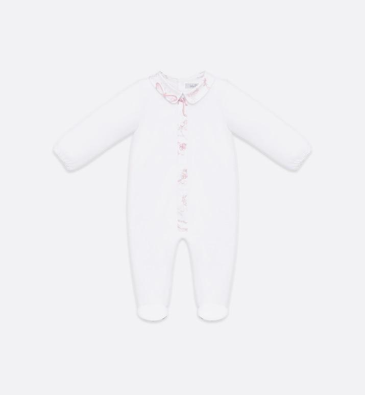 Newborn Gift Set • Powder Pink Cotton Satin with Toile de Jouy Print