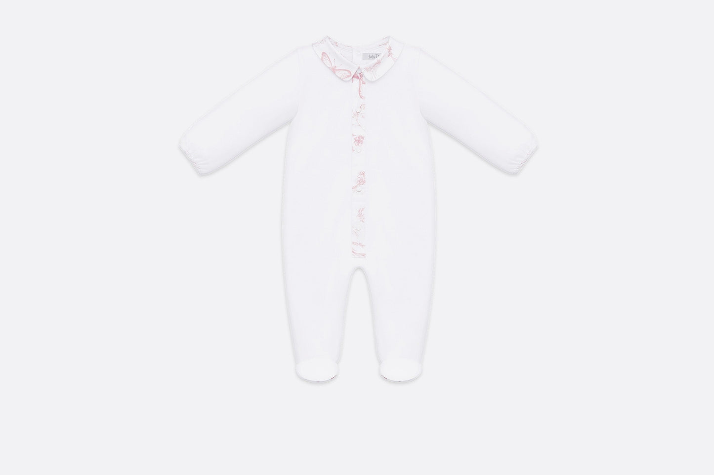 Newborn Gift Set • Powder Pink Cotton Satin with Toile de Jouy Print