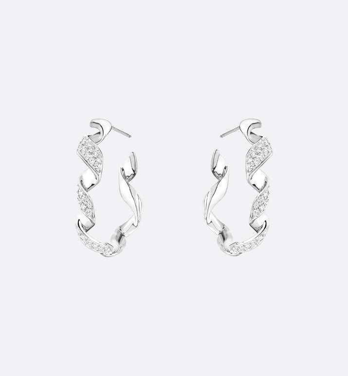 Couture Dior Earrings • White Gold and Diamonds