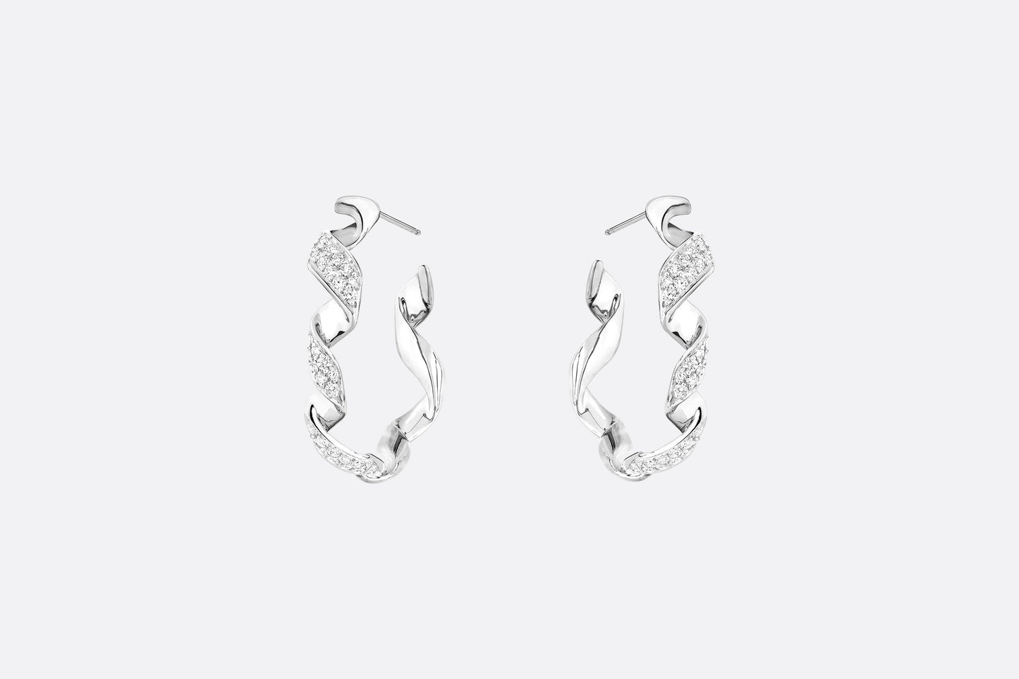 Couture Dior Earrings • White Gold and Diamonds