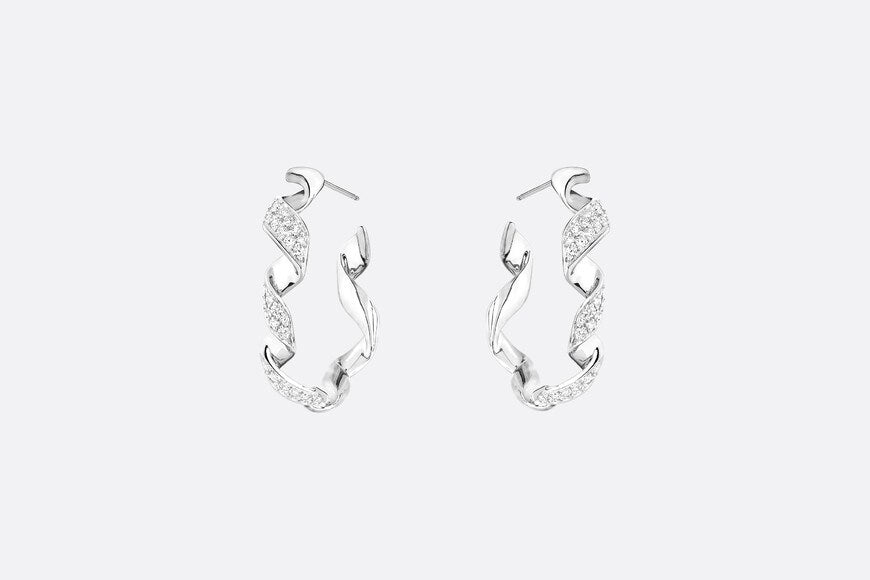 Couture Dior Earrings • White Gold and Diamonds