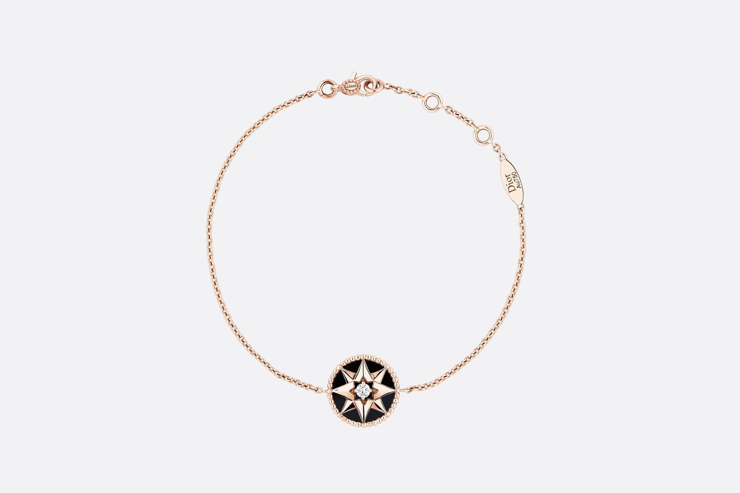 Rose Des Vents Bracelet • Rose Gold, Diamond and Onyx
