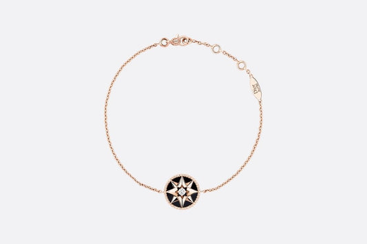 Rose Des Vents Bracelet • Rose Gold, Diamond and Onyx