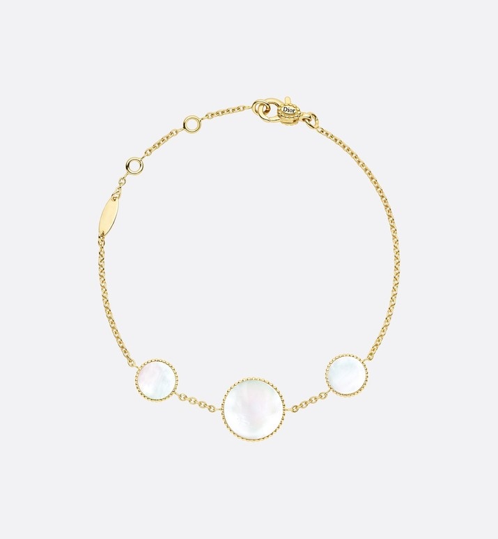 Rose Des Vents Bracelet • Yellow Gold, Diamonds and Mother-of-Pearl