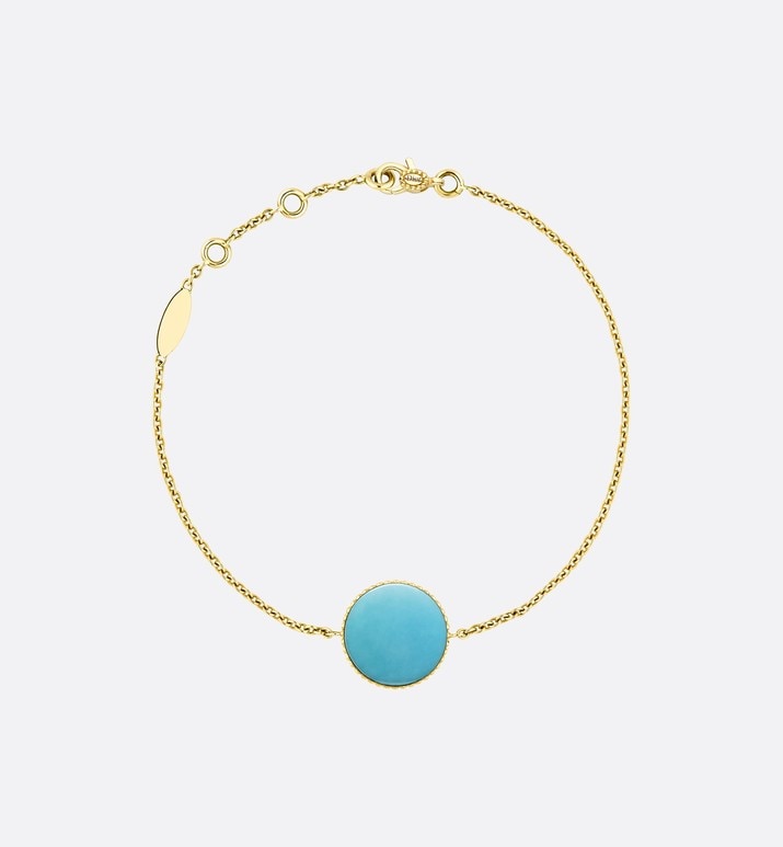 Rose Des Vents Bracelet • Yellow Gold, Diamond and Turquoise