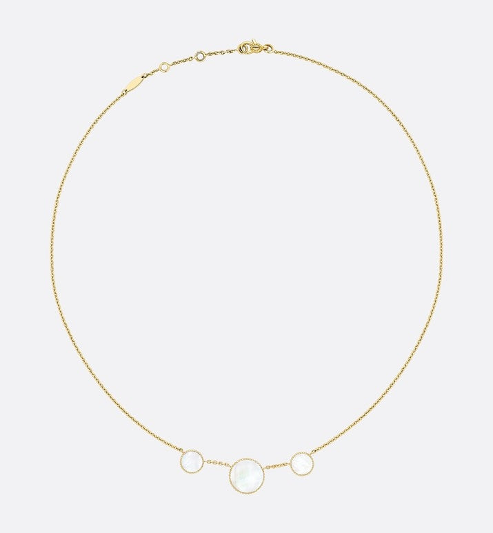 Rose Des Vents Necklace • Yellow Gold, Diamonds and Mother-of-Pearl