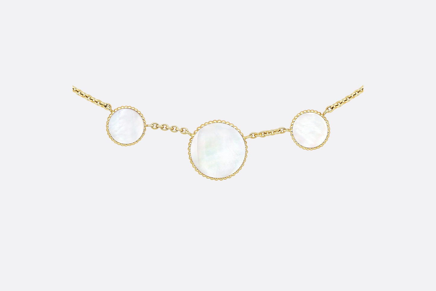 Rose Des Vents Necklace • Yellow Gold, Diamonds and Mother-of-Pearl