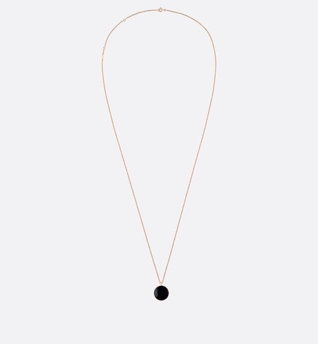 Medium Rose Des Vents Medallion • Rose Gold, Diamond and Onyx