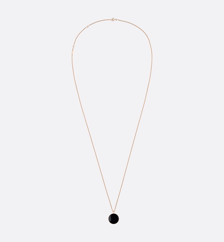 Medium Rose Des Vents Medallion • Rose Gold, Diamond and Onyx