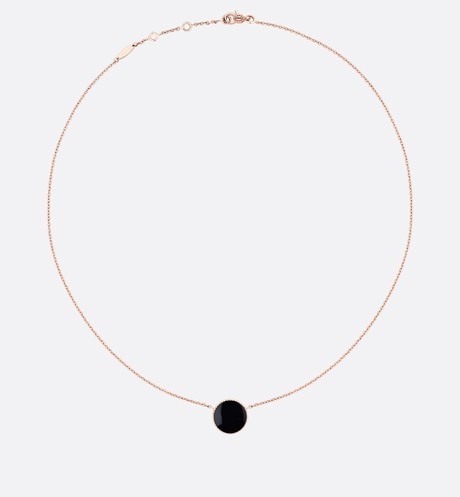 Rose Des Vents Necklace • Rose Gold, Diamond and Onyx