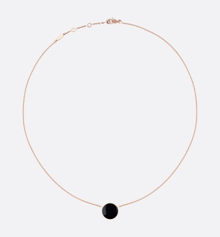 Rose Des Vents Necklace • Rose Gold, Diamond and Onyx