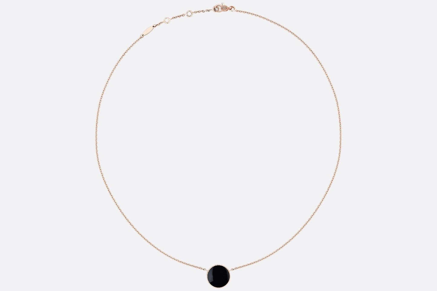 Rose Des Vents Necklace • Rose Gold, Diamond and Onyx