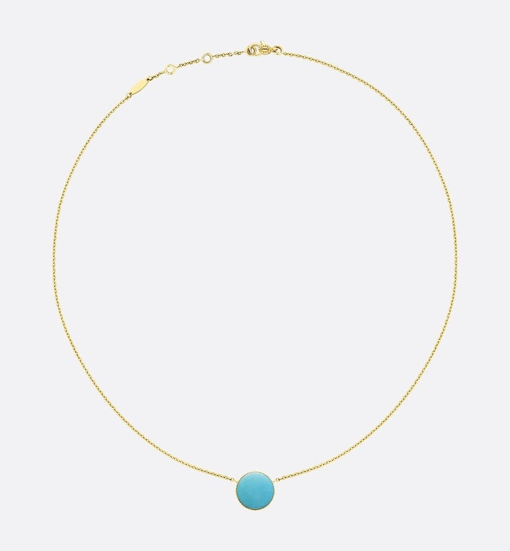 Rose Des Vents Necklace • Yellow Gold, Diamond and Turquoise