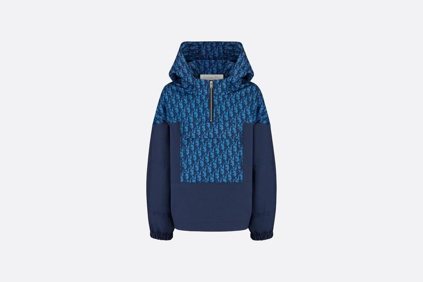 Hooded Anorak • Blue Dior Oblique Water-Repellent Canvas