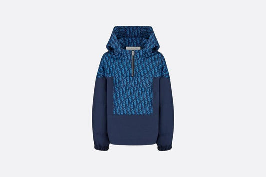 Hooded Anorak • Blue Dior Oblique Water-Repellent Canvas