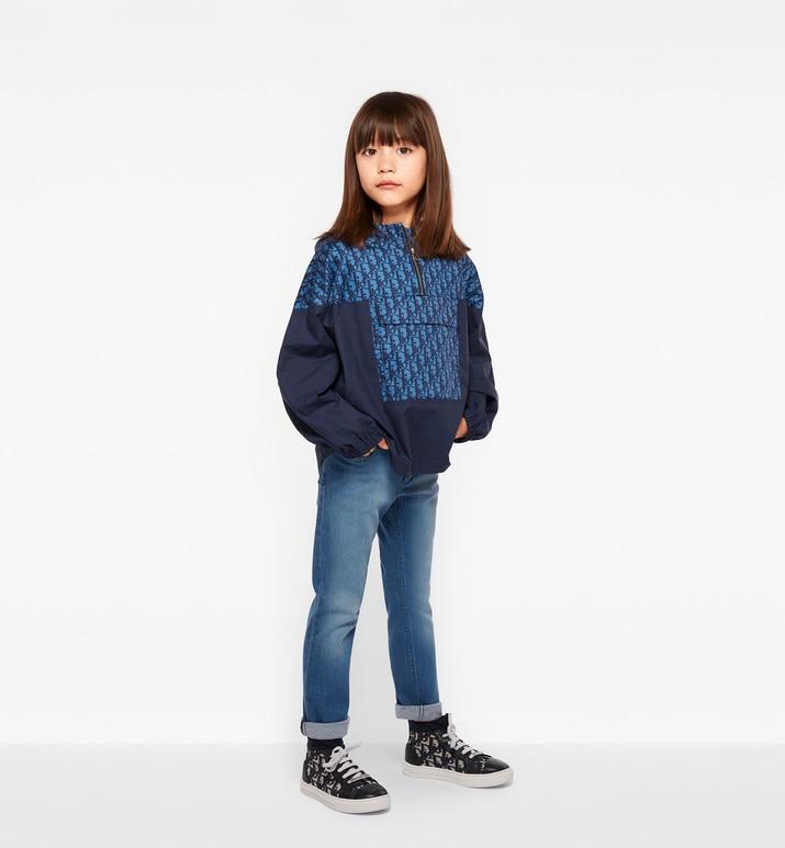 Hooded Anorak • Blue Dior Oblique Water-Repellent Canvas